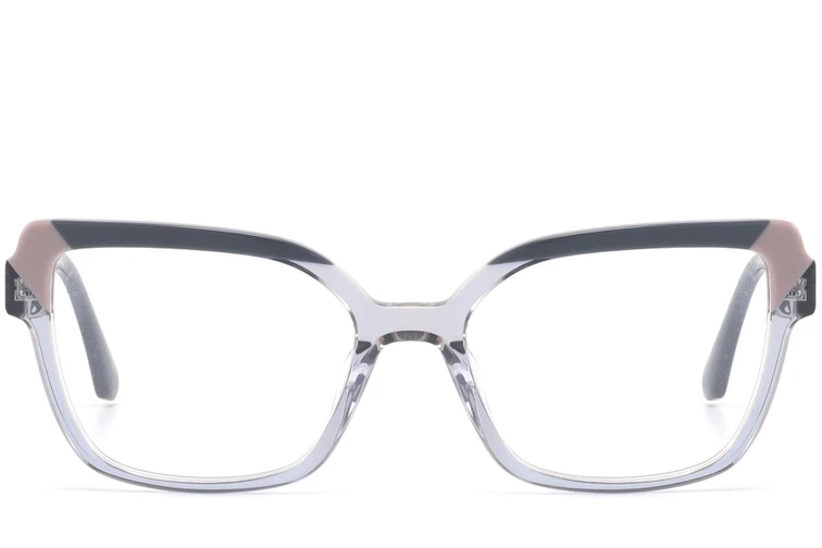 Lunettes en acétate gris papillon #BS2425-0752