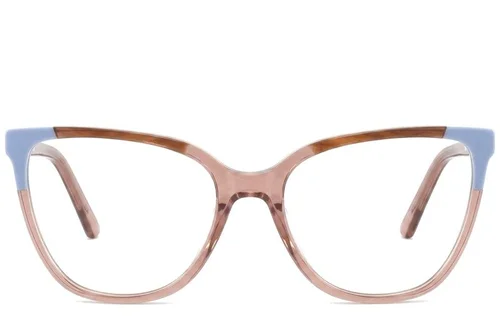 Lunettes papillon en acétate brun #BS2425-0753
