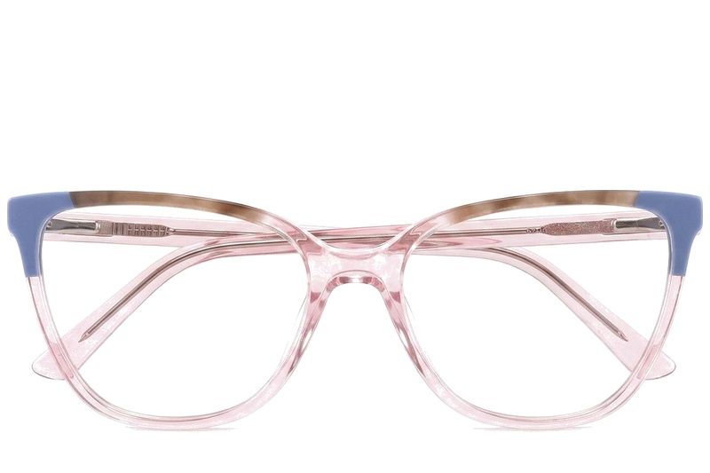 Occhiali in acetato rosa farfalla #BS2425-0754