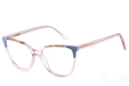 Lunettes en acétate rose papillon #BS2425-0754
