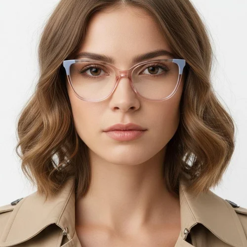 Lunettes en acétate rose papillon #BS2425-0754