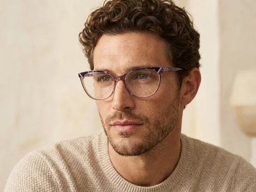 Lunettes en acétate rose papillon #BS2425-0756