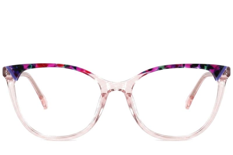 Gafas de acetato rosa mariposa #BS2425-0757