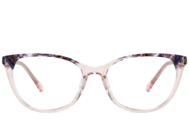 Gafas de acetato marrón mariposa #BS2425-0759