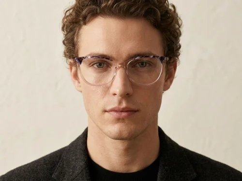 Lunettes papillon en acétate brun #BS2425-0759