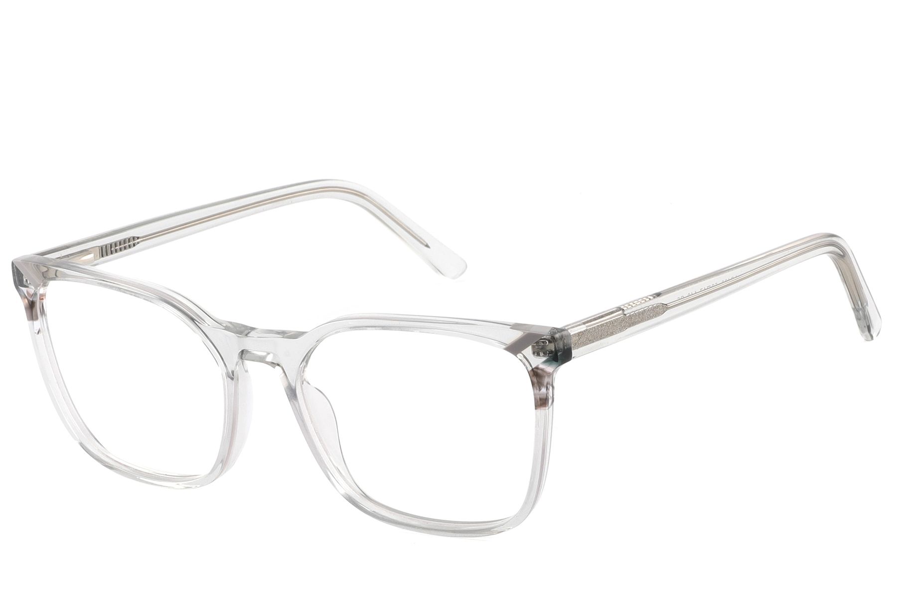 Rectangular Transparent Acetate Glasses #BS2425-0765