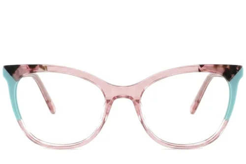 Lunettes en acétate rose papillon #BS2425-0768