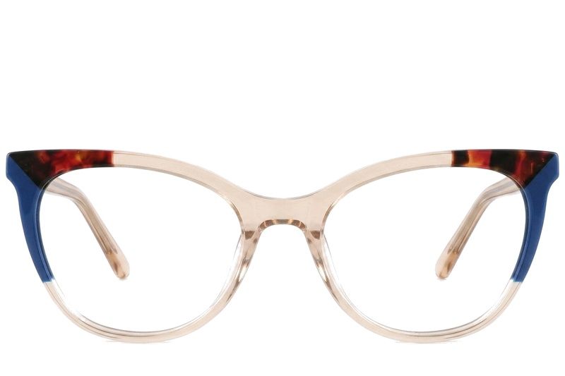 Lunettes papillon en acétate brun #BS2425-0771