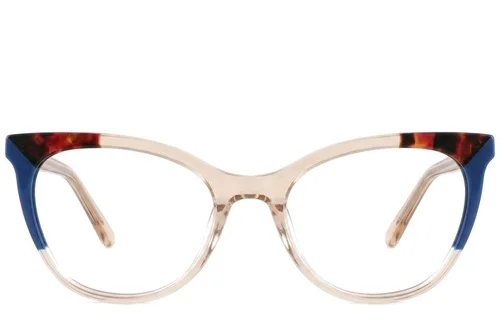 Lunettes papillon en acétate brun #BS2425-0771