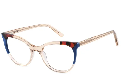 Lunettes papillon en acétate brun #BS2425-0771