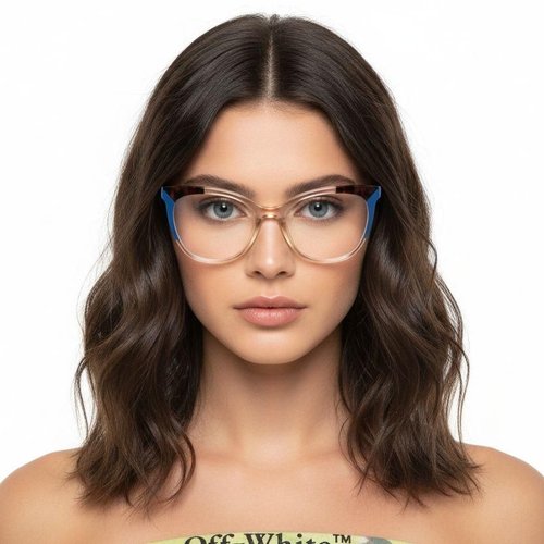 Lunettes papillon en acétate brun #BS2425-0771