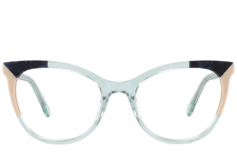 Butterfly Green Acetate Glasses #BS2425-0772