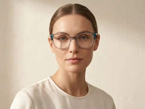 Lunettes en acétate gris papillon #BS2425-0773