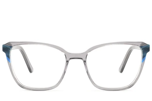 Lunettes en acétate gris papillon #BS2425-0773
