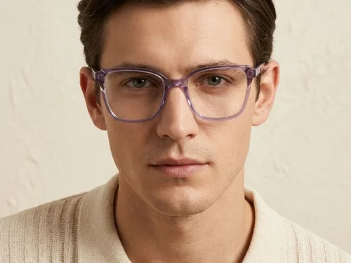 Lunettes papillon en acétate violet #BS2425-0775