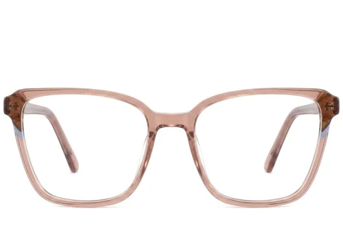 Lunettes papillon en acétate brun #BS2425-0777