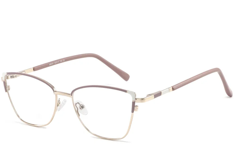 Occhiali in metallo rosa farfalla #BS2425-0780