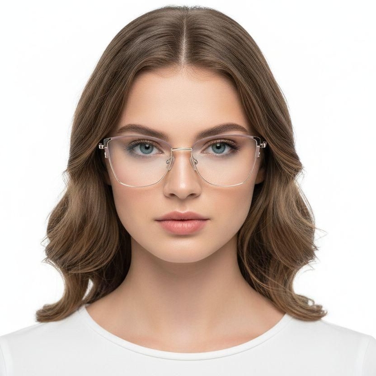 Butterfly Pink Metal Glasses #BS2425-0780