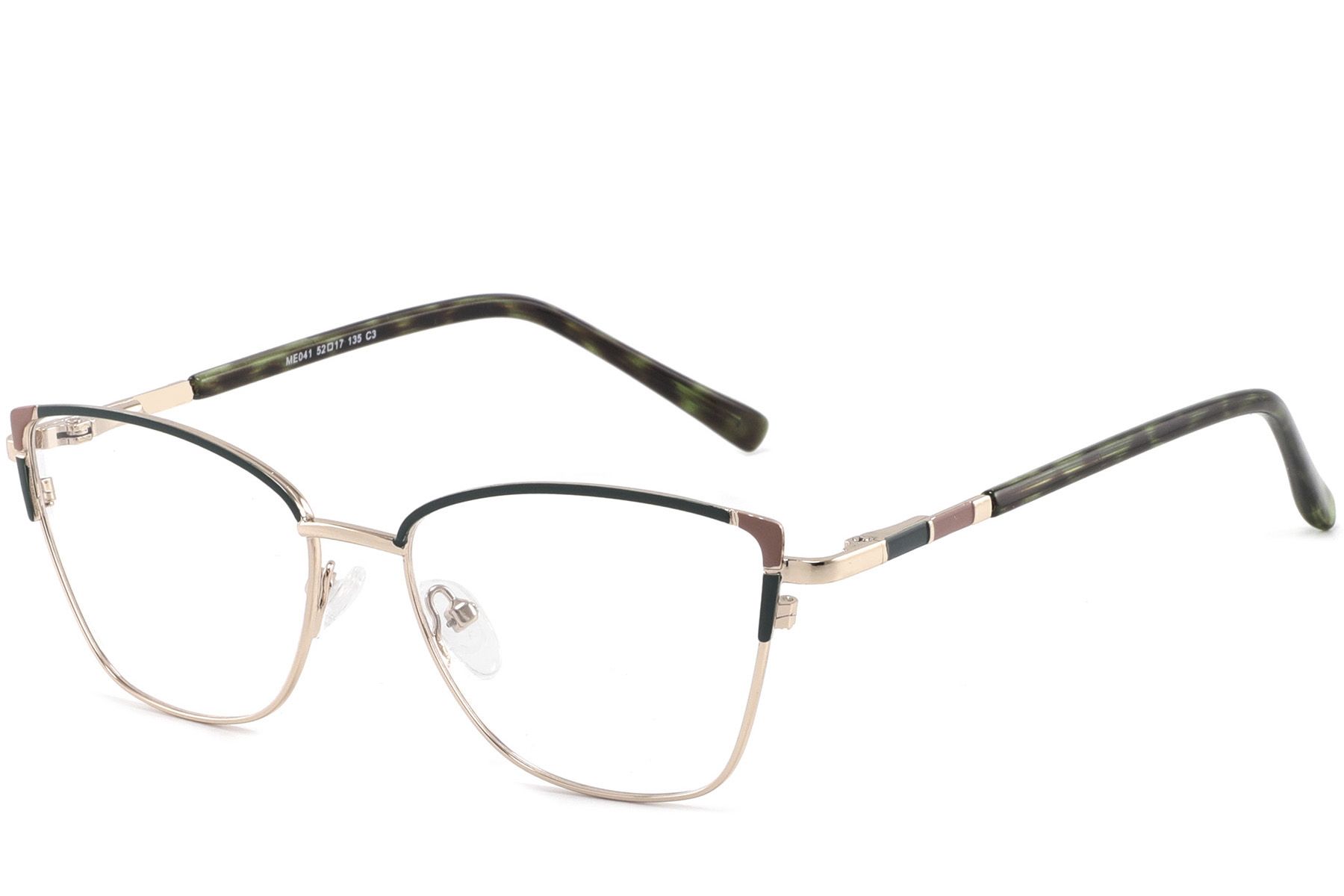 Butterfly Green Metal Glasses #BS2425-0781