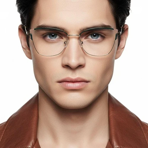 Butterfly Green Metal Glasses #BS2425-0781