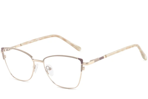 Butterfly Brown Metal Glasses #BS2425-0782