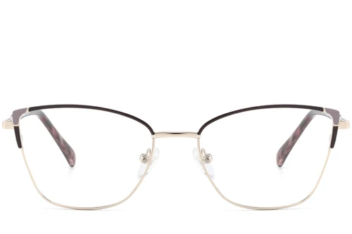 Butterfly Purple Metal Glasses #BS2425-0783