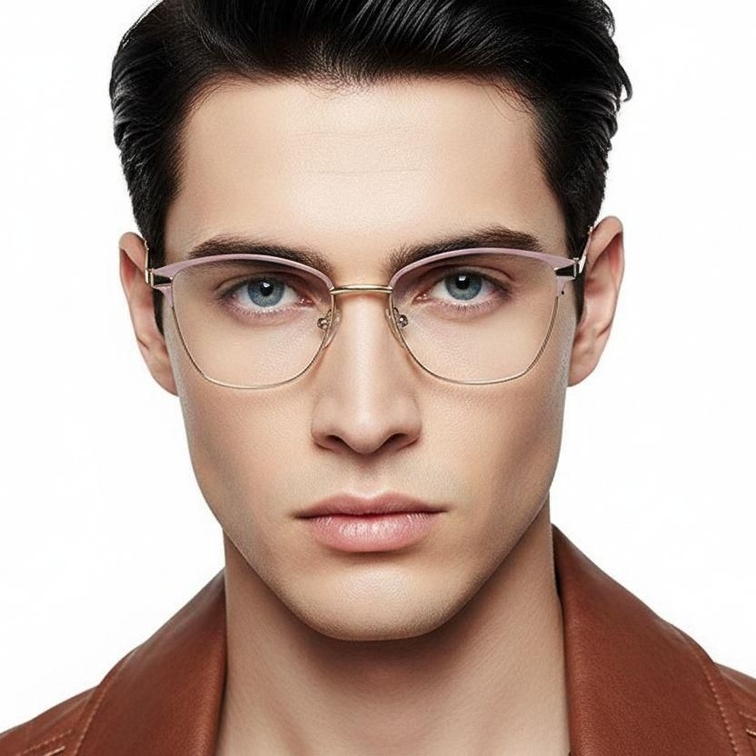 Butterfly Pink Metal Glasses #BS2425-0786