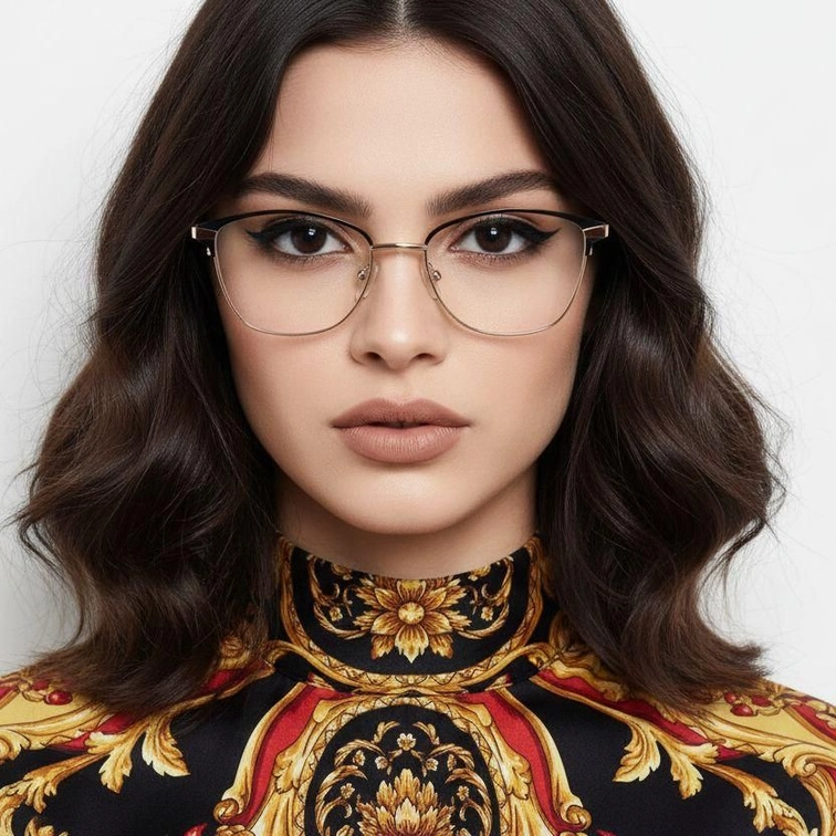 Butterfly Green Metal Glasses #BS2425-0787