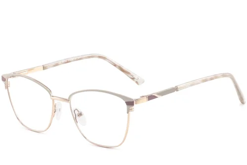 Lunettes papillon en métal marron #BS2425-0788