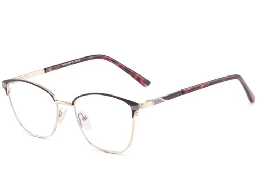 Lunettes papillon violettes en métal #BS2425-0789
