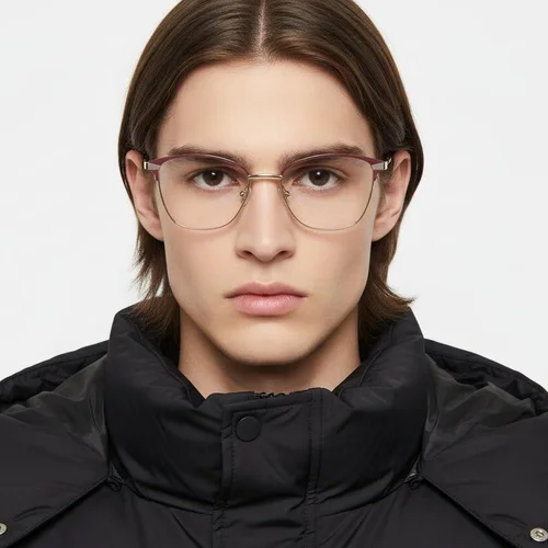 Lunettes papillon roses en métal #BS2425-0790
