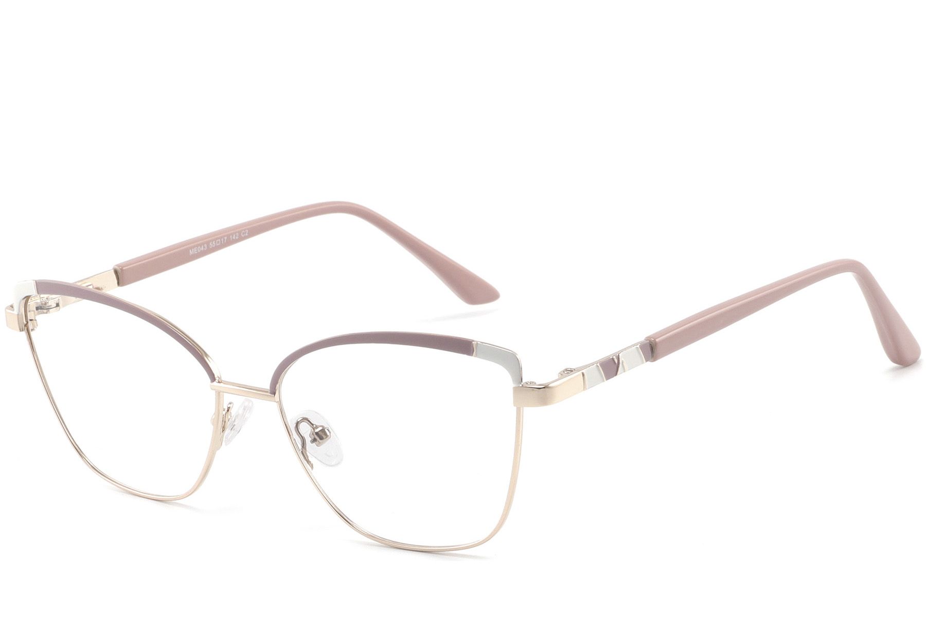Butterfly Pink Metal Glasses #BS2425-0792