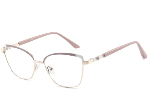 Lunettes papillon roses en métal #BS2425-0792