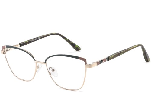 Butterfly Green Metal Glasses #BS2425-0793