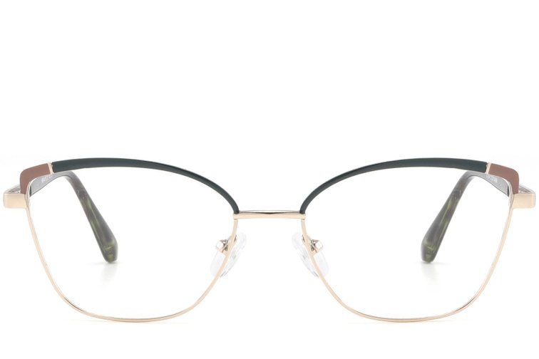 Gafas de metal verde mariposa #BS2425-0793