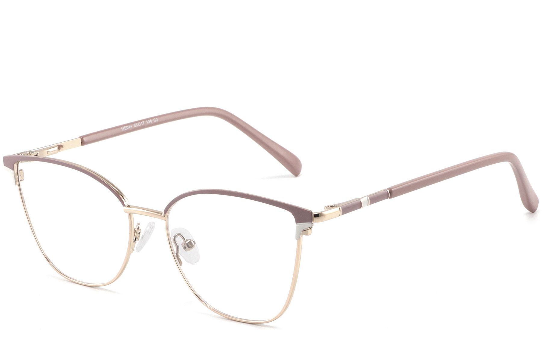 Lunettes papillon roses en métal #BS2425-0798