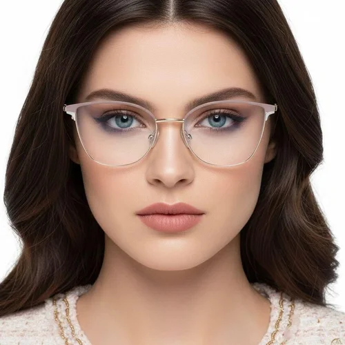 Lunettes papillon roses en métal #BS2425-0798