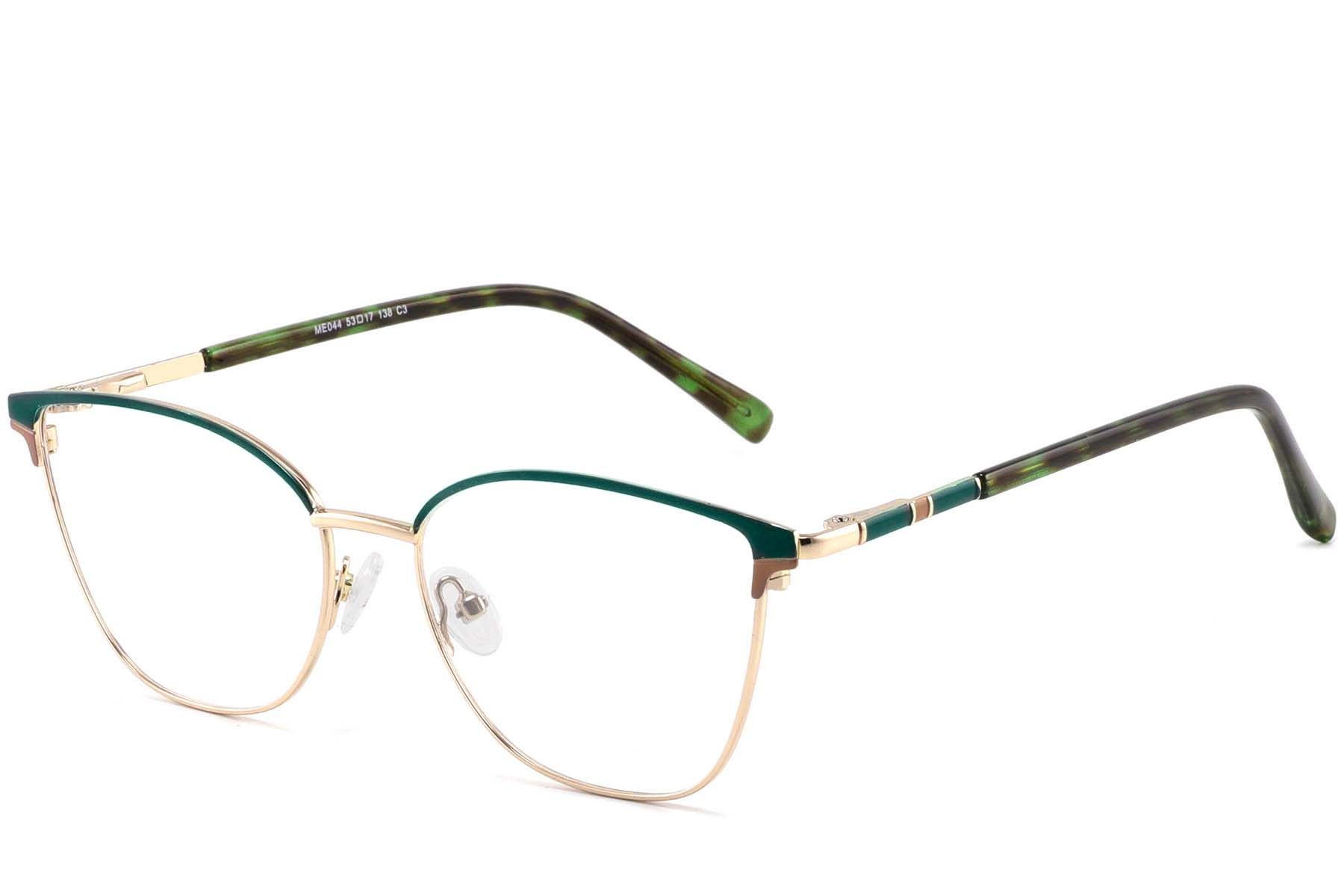Butterfly Green Metal Glasses #BS2425-0799