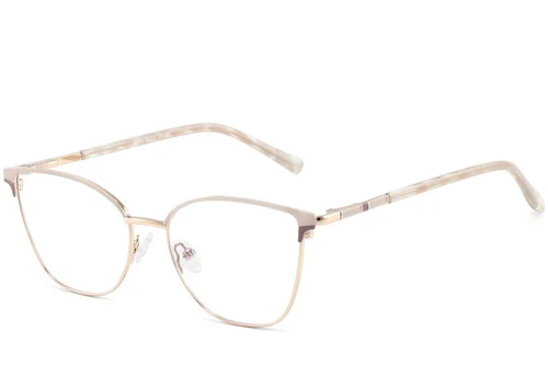 Lunettes papillon en métal marron #BS2425-0800
