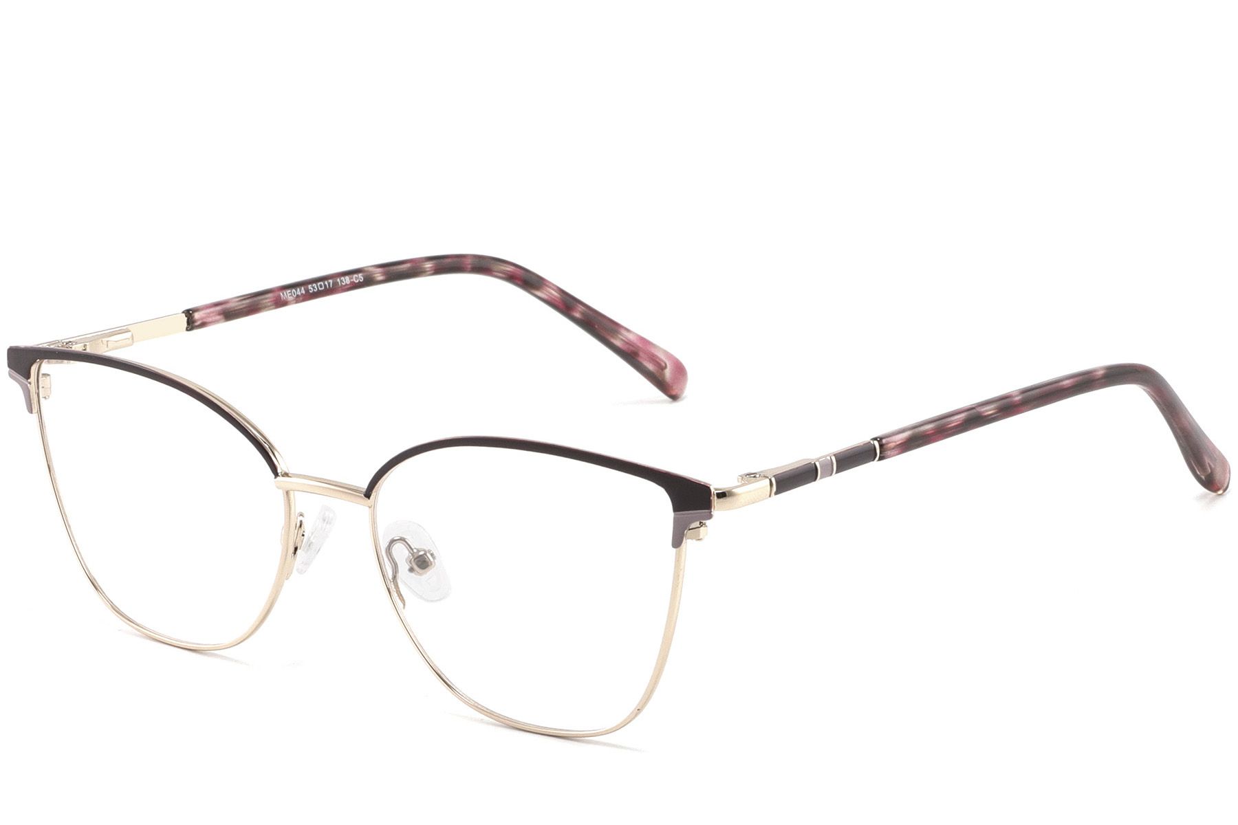 Butterfly Purple Metal Glasses #BS2425-0801