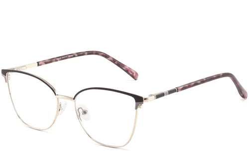 Lunettes papillon violettes en métal #BS2425-0801