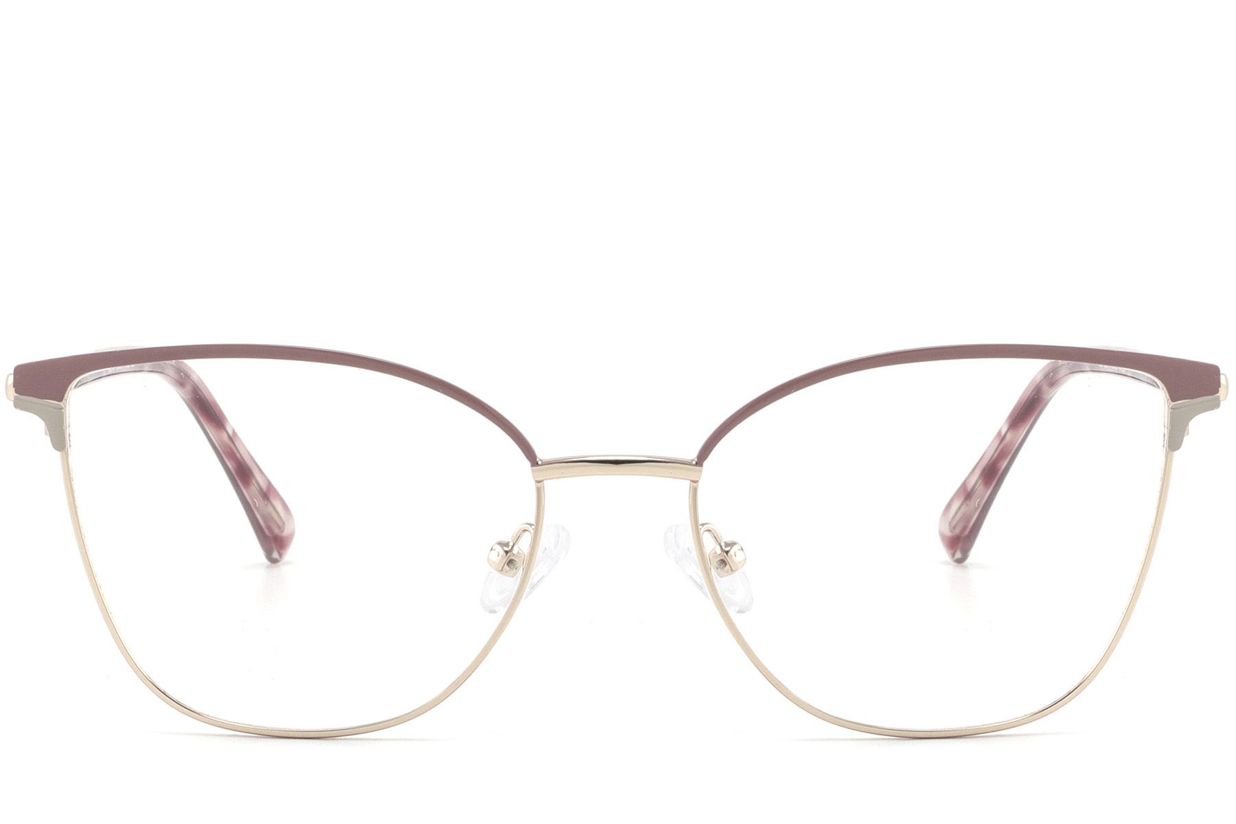 Butterfly Pink Metal Glasses #BS2425-0802