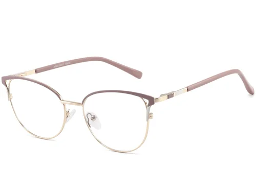 Lunettes papillon roses en métal #BS2425-0804