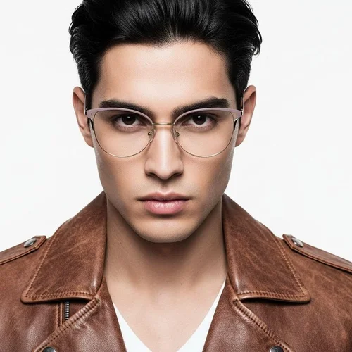 Lunettes papillon roses en métal #BS2425-0804