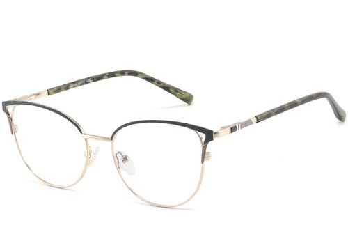 Butterfly Green Metal Glasses #BS2425-0805