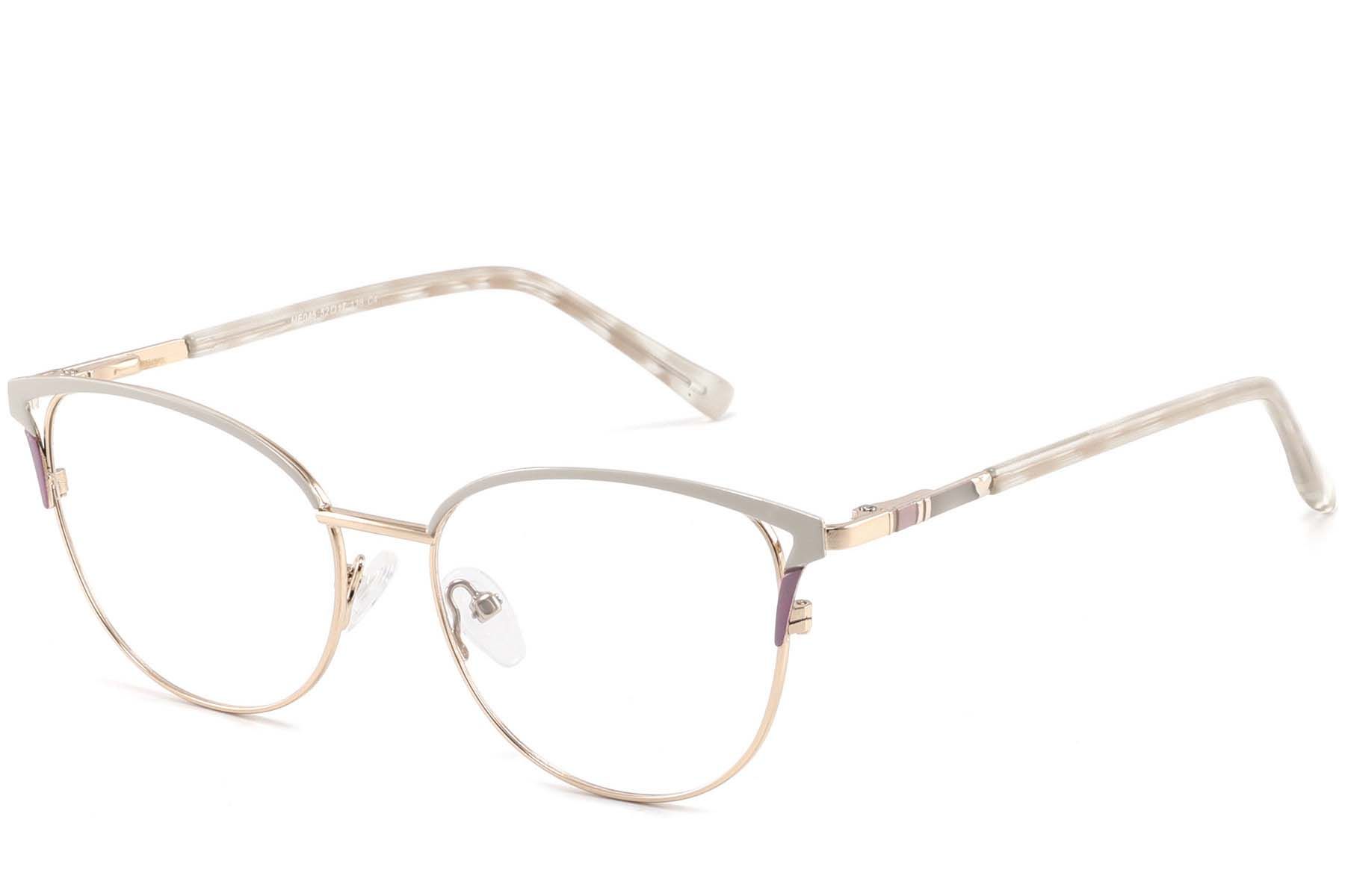 Butterfly Brown Metal Glasses #BS2425-0806