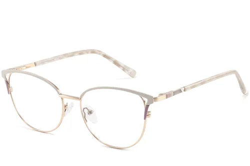 Lunettes papillon en métal marron #BS2425-0806