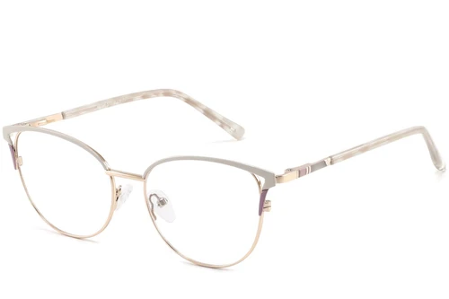 Butterfly Brown Metal Glasses #BS2425-0806
