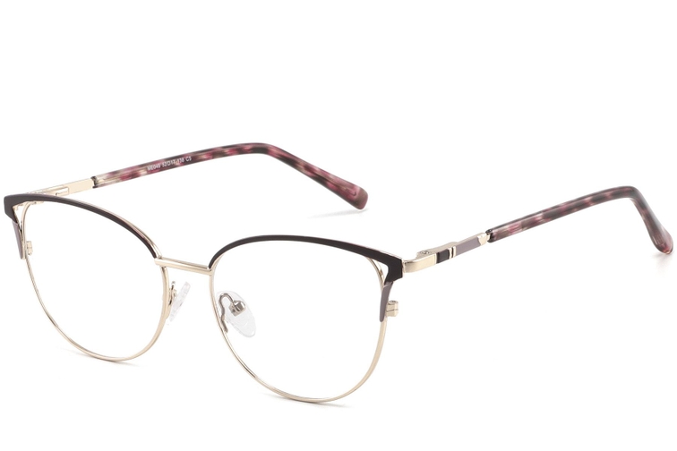 Butterfly Purple Metal Glasses #BS2425-0807