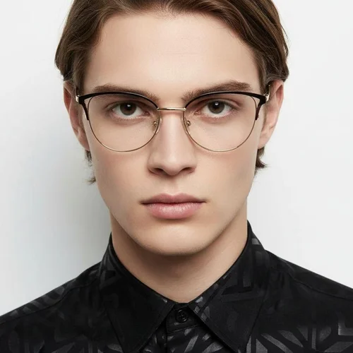 Lunettes papillon violettes en métal #BS2425-0807